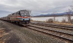 Shuffle off to Buffalo:  AMTK 712 leads Empire Service train 233 up the Hudson river enroute to Buffalo